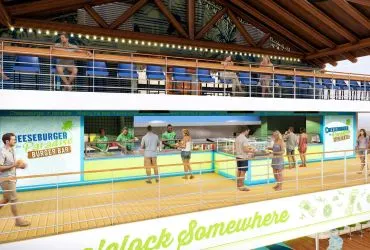 Cheeseburger in Paradise aboard Margaritaville at Sea Beachcomber