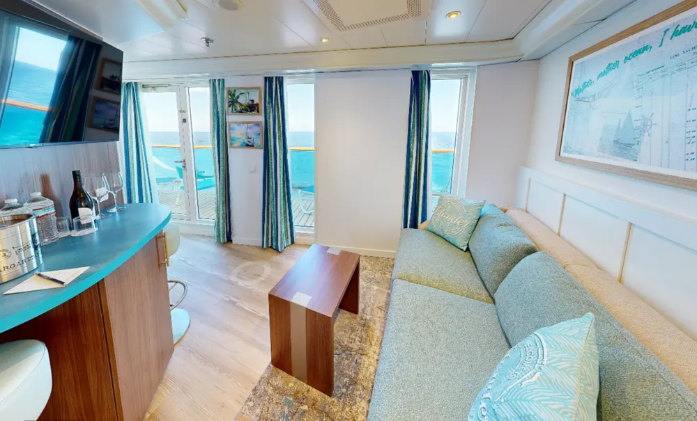 Grand Terrace Corner Suites aboard Margaritaville at Sea Islander