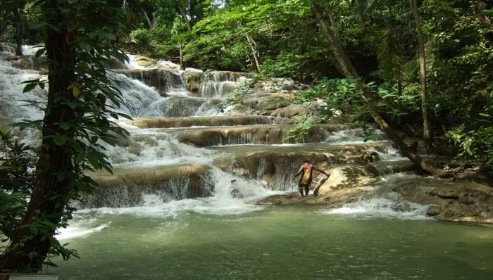 Dunn’s River Falls & Bamboo Beach Club VIP shore excursion in Ocho Rios, Jamaica