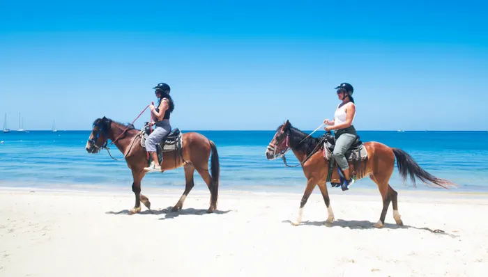 Beach Horseback Ride & Swim shore excursion in Roatán, Honduras