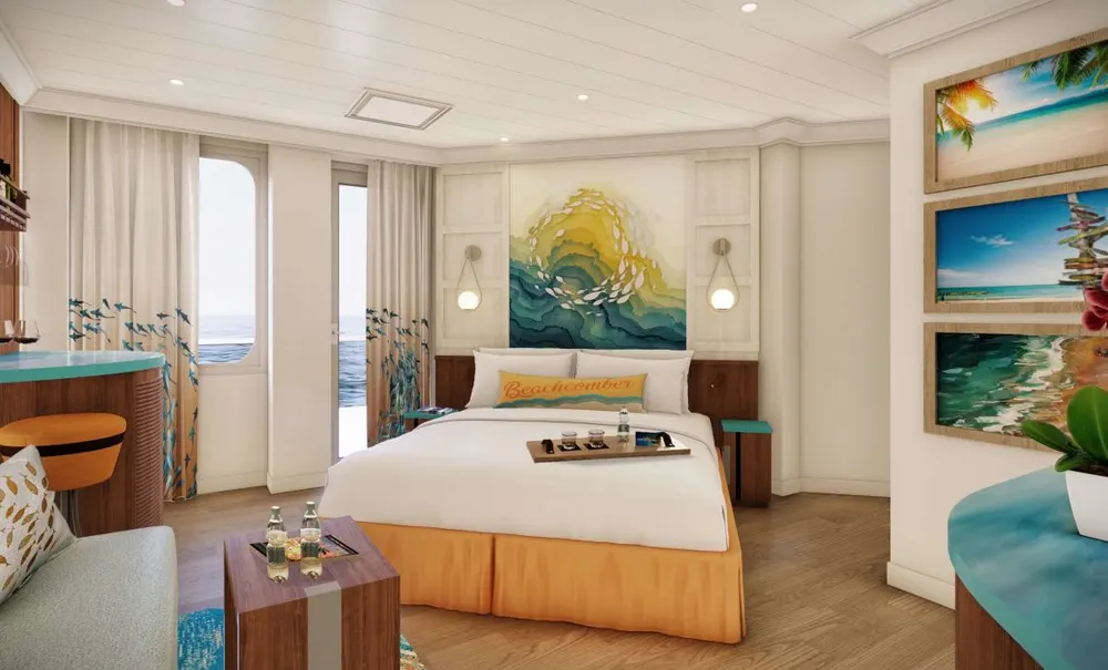 Serene Junior Suites aboard Margaritaville at Sea Beachcomber