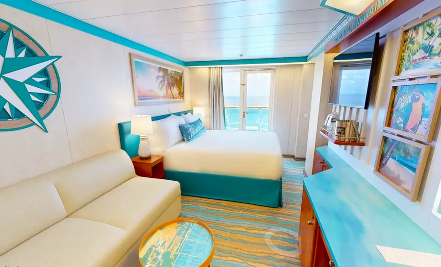 Wake View Balcony Staterooms aboard Margaritaville at Sea Islander — photo 2