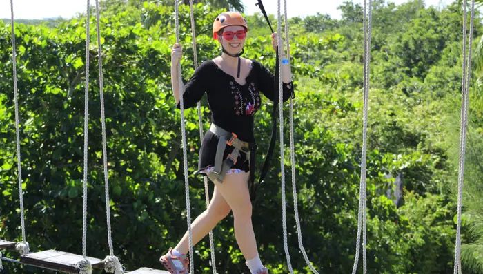 Thrill & Chill: Ziplines, Snorkel & Islands Beach Club shore excursion in Cozumel, Mexico